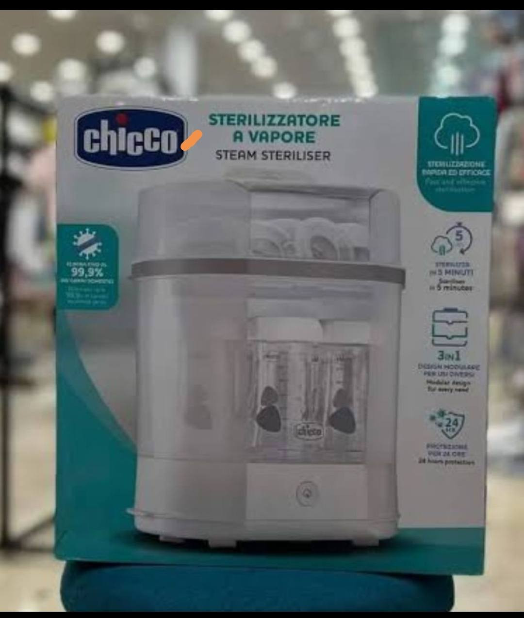 معقمه 𝐶𝐻𝐸𝐶𝐶𝑂  العالميه 🍼🧸
معقمه مميات و لهايات وتعقيم جميع ادوات  المنزل 
ويتم التعقيم عن طريق اضافه الماء وتشتغل وتعقيم بلبخار 
العنوان بغداد الفحامه قرب جزيرة بغداد السياحيه 
للتواصل و الأستفسار  عن الرقم ***********
