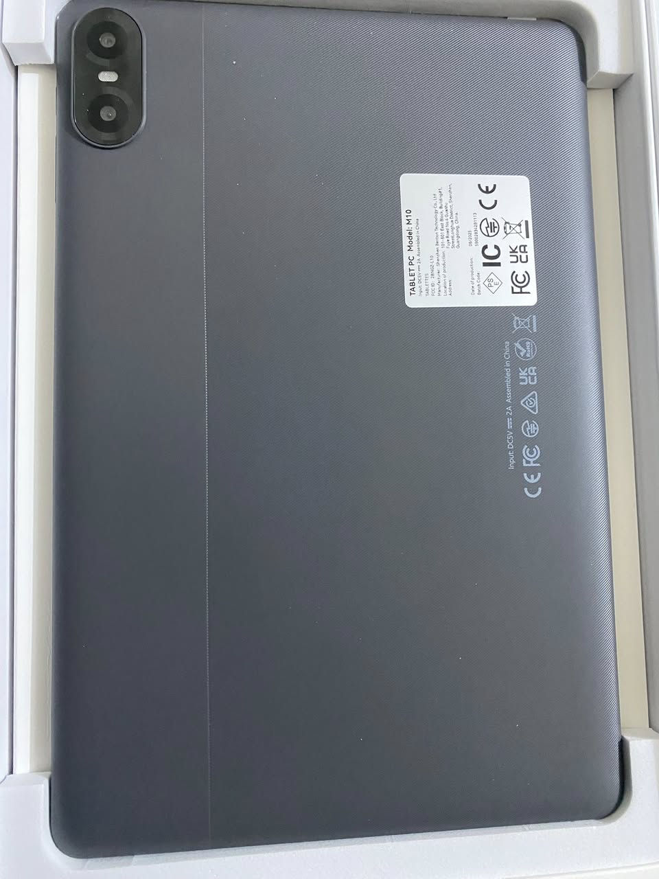 تاب Android Tablet
اندويد 
بذاكره 64
حجم الشاشه 10.1
الشعر 150
***********
