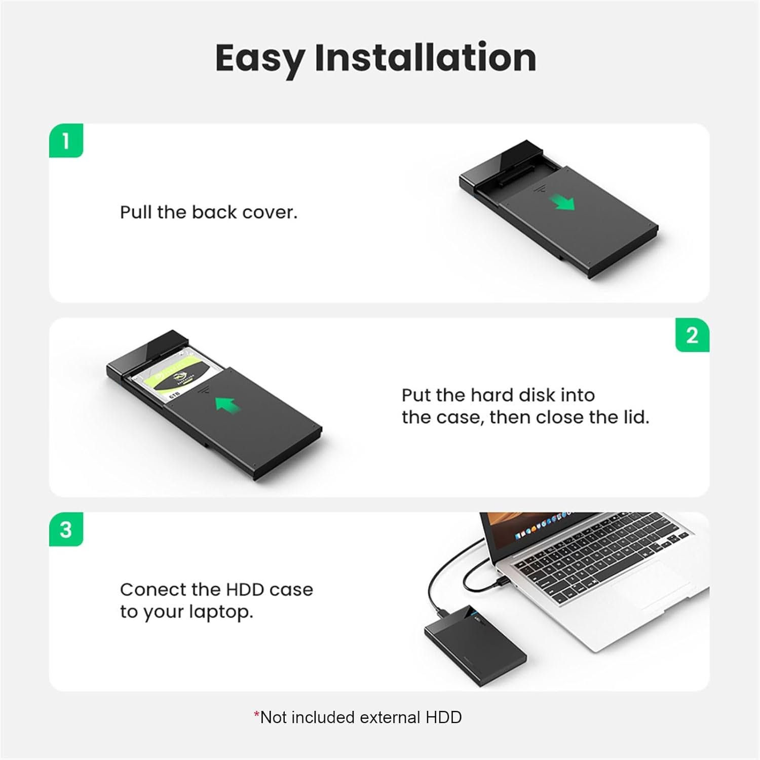 علبة قرص صلب UGREEN مقاس 2.5 بوصة، محول USB 3.0 إلى SATA III، تدعم أقراص SSD وHDD مقاس 2.5 بوصة، بسماكة 9.5 مم و7 مم، علبة قرص صلب خارجي بتقنية UASP، متوافقة مع WD وSeagate وToshiba وSamsung وHitachi - أسود

اللون: أسود

واجهة التوصيل: USB 3.0

العلامة التجارية: UGREEN

اللون: أسود

أبعاد المنتج: 5.04 بوصة طول × 3.23 بوصة عرض × 0.55 بوصة ارتفاع

أنظمة التشغيل: Mac، PC
 السعر 16 الف 
 يوجد توصيل لجميع محافظات العراق 
ملاحظة : يفحص المنتج قبل الوصول الى الزبون .


**إذا كنت صاحب هذا الإعلان وتريد حذفه لأي سبب، رجاءا أرسل رسالة إلى الدعم الفني**