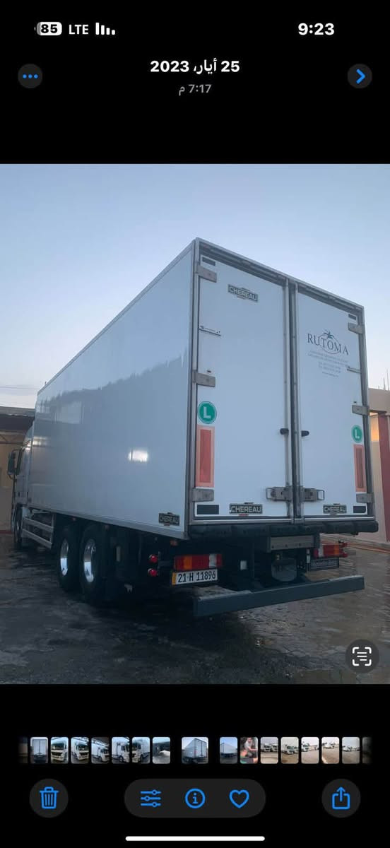 سلام عليكم براد شيرو مع جهاز sl400 شرط الشغل طول 7/50  ارتفاع 2.55 من الداخل مع چامغات وسبايدرات سعر 130 ورقه ***********
