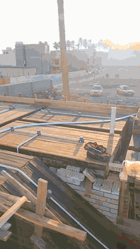 ــ تم نشر سقف بوري ٕ ــ المساحه 160م ــ المواد المستخدمة بوري نوع جبكو...