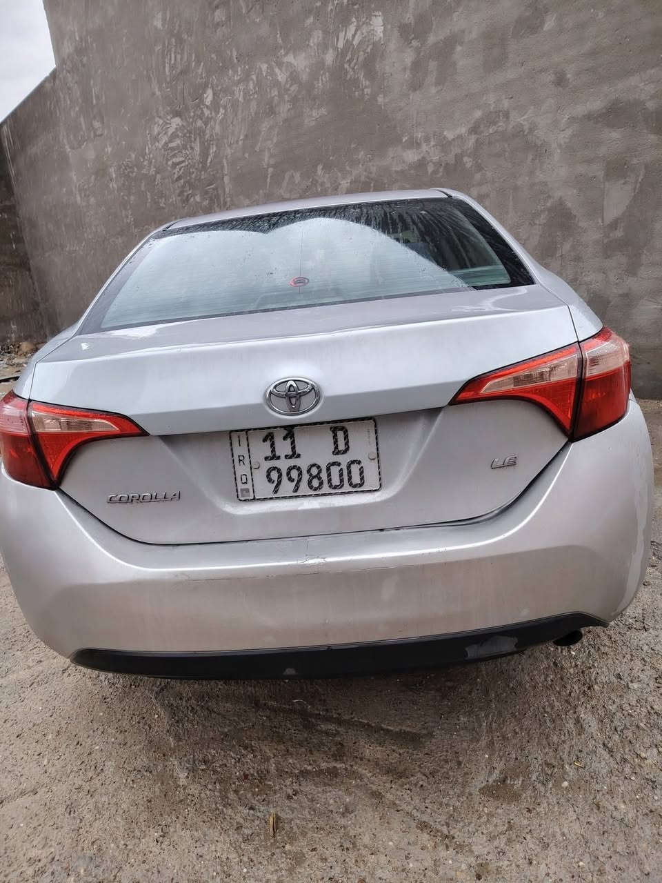 كورلا وارد امريكي
 موديل 2018 LE ماشيه95000ميل محرك1800حادث جاملغ خلفي ايسر وقبق جنطه والسعر 135$وبيها مجال الاتصال برقم *********** او *********** علما أن السياره باسمي تحويل ثاني يوم
