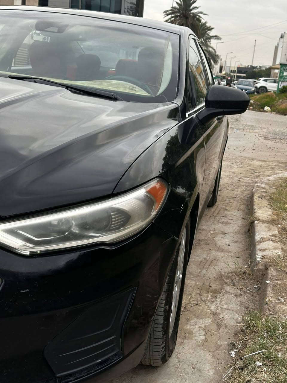 السلام عليكم ...فورد فيوجن 2019 وارد امريكي ضررها بنيد فقط بدون اي دواخل... وهنا بالعراق صار بيها صبغ بابين وجاملغ اثر شخط فقط...بدون معجون..بدون دواخب... السيارة بحالة ممتازة...كير ومحرك جيد جدا 2500 المرغوب 
دوشمة وتخم تاير جديد وصدر امامي خلفي جديد وبالخير عالياخذها ..بيع او مراوس باقل  مكان السيارة بغداد حي القادسية قرب ساحة قحطان السعر 112
الاتصال على الرقم ***********
