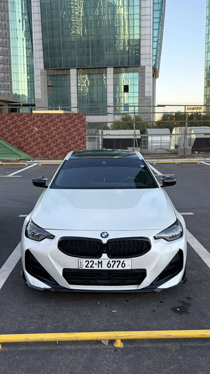 السلا عليكم Bmw 240 M
كزوز بورلا كامل وهدرز وشوته وبرمجه و كامل وعليه ppf مغلفه
 mhdعقل مفتوح 
مصرف كلش هواي
وبيه مواصفات وغراض كلش هواي 
موديل 2024 من المميزات بل عراق 
ماشيه 25 الف ميل 
كلين السياره بدون صبغ 
لل استفسار ***********
