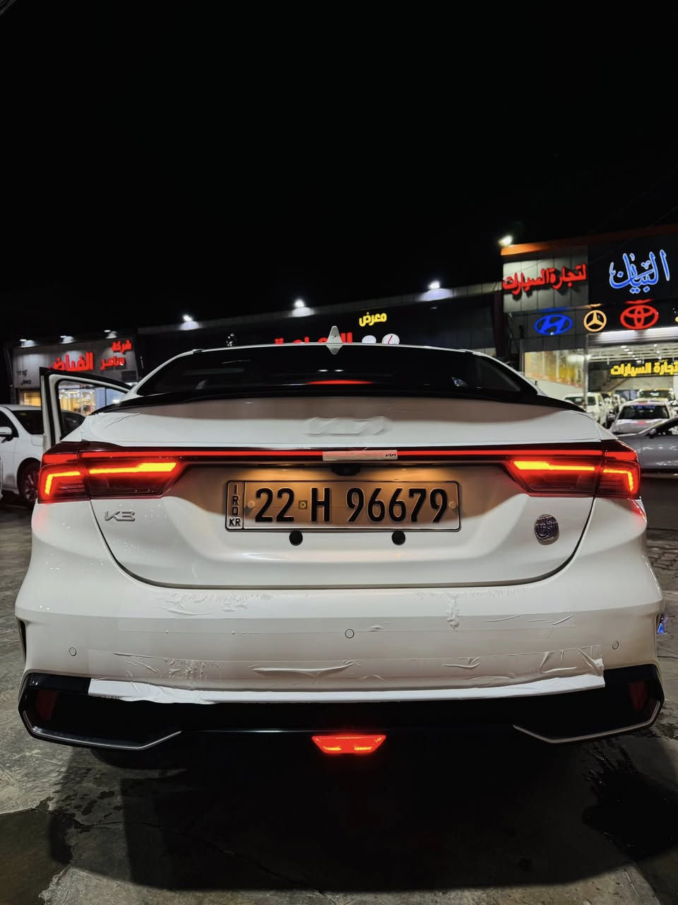 السلام عليكم ورحمة الله وبركاته
K3 موديل2024 

المواصفات:
• فتحة سقف
• بصمة تشغيل
• شاشة + كامرة
• شحن وايرلس
• كشنات جلد
• ⁠مري كهرباء 
• ⁠هندبريك بصمه 
• ⁠اربعه ويل كب 
• ⁠حساس امامي خلفي 
• ⁠ثلاث عدسات زنون عالي ناصي 
• ⁠دفليوزر خلفي ضبابي 
• ⁠سبايدر خلفي صندوك 
• ⁠بل اضافه الى سكوبات خلفيه 
• ⁠ويدات بلاك 
• ⁠فل تحكم ستيرن 
• ⁠وانظمت قياده ايكو سبورت نورمل سمارت
• ⁠نظام الاوتو هولد 
• ⁠الاستفسار اكثر الاتصال ع رقم 
• ⁠*********** 
• ⁠عنوان السياره بغداد الكريعات شارع الوقف السني مقابيل كلية القانون معرض تاج الملك 

  •
