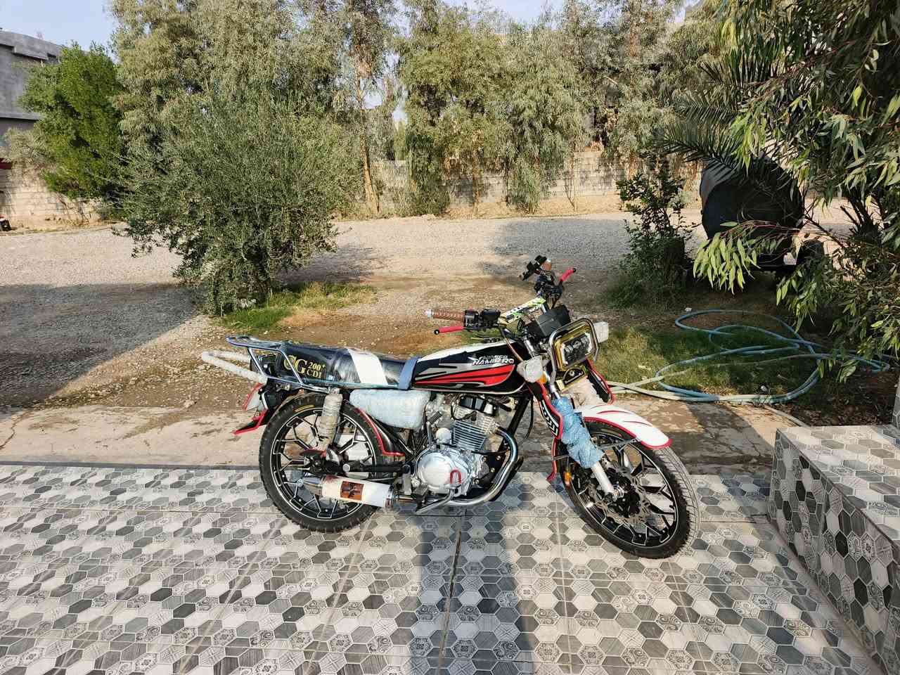 السلام عليكم دراجه للبيع نامي برو (هونزده) موديل 25 محرك 200 ماناقصها برغي كلشي شغال السعر 780 وبي مجال قليل الشراي يتصل «‏‪***********‬‏» الموشراي لا يتعبني
