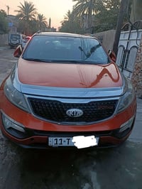 سبورتج موديل ٢٠١٢ خليجي بانوراما لون مشمشي رقم بغداد الانكليزي السياره...