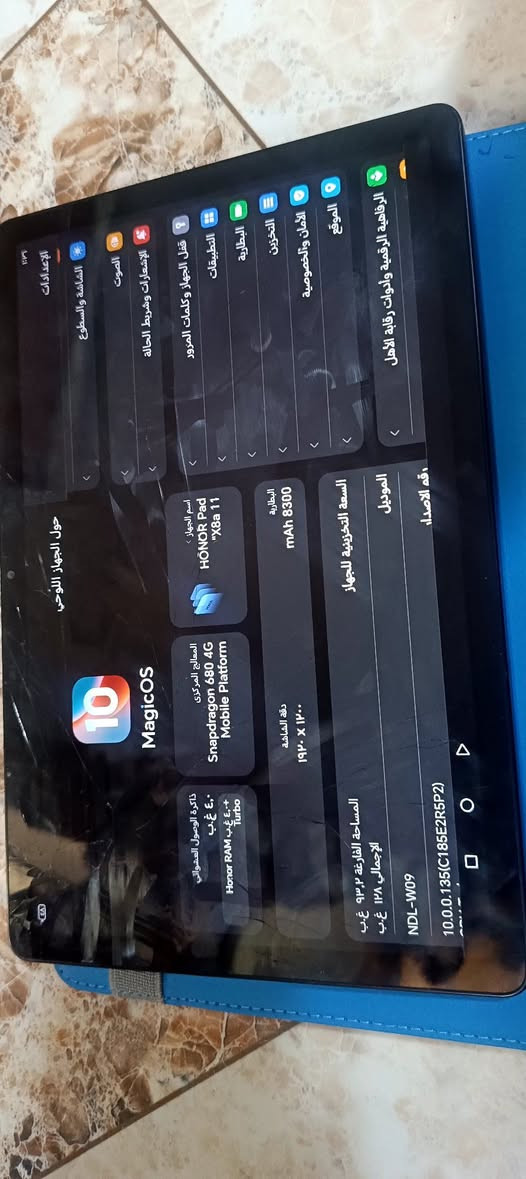 عندي ايباد هونر باد x8a نضافة فول بس بي فطور بلشاشة مثل ماواضح الشحن قطارة مساحة 128 بطارية 8300 السعر 150


**إذا كنت صاحب هذا الإعلان وتريد حذفه لأي سبب، رجاءا أرسل رسالة إلى الدعم الفني**