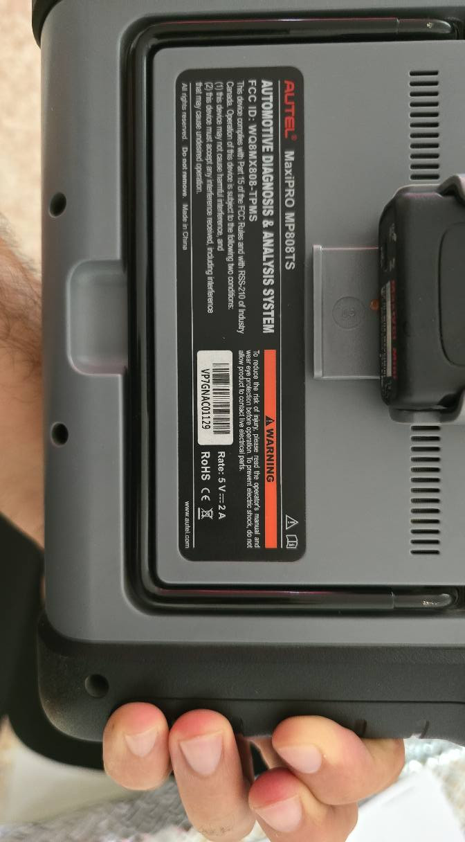📢 إعلان بيع جهاز فحص وتشخيص السيارات الاحترافي 📢
​✨ للبيع: جهاز AUTEL MaxiPro MP808TS الأصلي (تشخيص شامل + برمجة TPMS)
​فرصة ممتازة لأصحاب ورش صيانة السيارات والفنيين المحترفين!
​الجهاز بحالة ممتازة ومعه كامل الملحقات في صندوقه الأصلي.
​🛠️ الميزات الرئيسية للجهاز:
​تشخيص شامل (All Systems Diagnostics): فحص جميع أنظمة السيارة (المحرك، الجير، ABS، الإيرباق، إلخ) وقراءة ومسح جميع رموز الأعطال (DTCs).
​وظائف خدمة واسعة (Service Functions): يدعم وظائف الخدمة الأساسية مثل تصفير الزيت، وتغيير بطارية الفرامل (EPB)، وتصفير زاوية المقود (SAS)، وغيرها الكثير.
​قدرات متقدمة في TPMS: يتميز هذا الموديل (MP808TS) بقدرته على تشخيص ومسح أعطال نظام مراقبة ضغط الإطارات (TPMS)، وقراءة بيانات حساسات الإطارات، وبرمجة حساسات AUTEL.
​نظام تشغيل سريع: يعمل بنظام تشغيل Android على شاشة لمس سريعة الاستجابة.
​تحديثات وبرامج: يأتي مع محول البلوتوث اللاسلكي (VCI) وجميع الكيبلات الأساسية.
​💰 السعر والمواصفات:
​اسم الموديل: AUTEL MaxiPro MP808TS
​حالة الجهاز: مستعمل كالجديد (كما يظهر في الصور المرفقة).
​السعر المطلوب: 750,000 دينار عراقي (سبعمائة وخمسون ألف دينار فقط).


**إذا كنت صاحب هذا الإعلان وتريد حذفه لأي سبب، رجاءا أرسل رسالة إلى الدعم الفني**