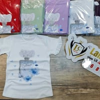 تيشرت بناتي • ٤-١٢ سنة • درزن ١٢