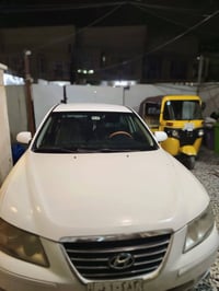 سوناتا للبيع موديل 2010 محرك 2000 اربعه اسلندر تخم تأيرات جديد بيضاء ا...