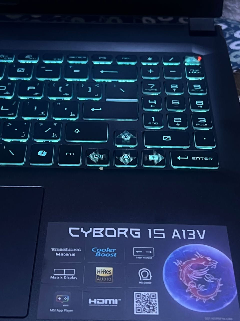 لابتوب msi للبيع استخدام قليل جداً بعده داخل الضمان للاستخدام الهندسي والبرامج التصميم 

الموديل: MSI Cyborg 15

• المعالج: Intel Core i7-13620H

• الذاكرة (RAM): 16GB

• التخزين: 512TB SSD

• كرت الشاشة: RTX 4060 (بذاكرة 8GB)

مع كارتون الشركه وشاحن الشركه الاصلي 

السعر مليون و250الف والالعاب


**إذا كنت صاحب هذا الإعلان وتريد حذفه لأي سبب، رجاءا أرسل رسالة إلى الدعم الفني**