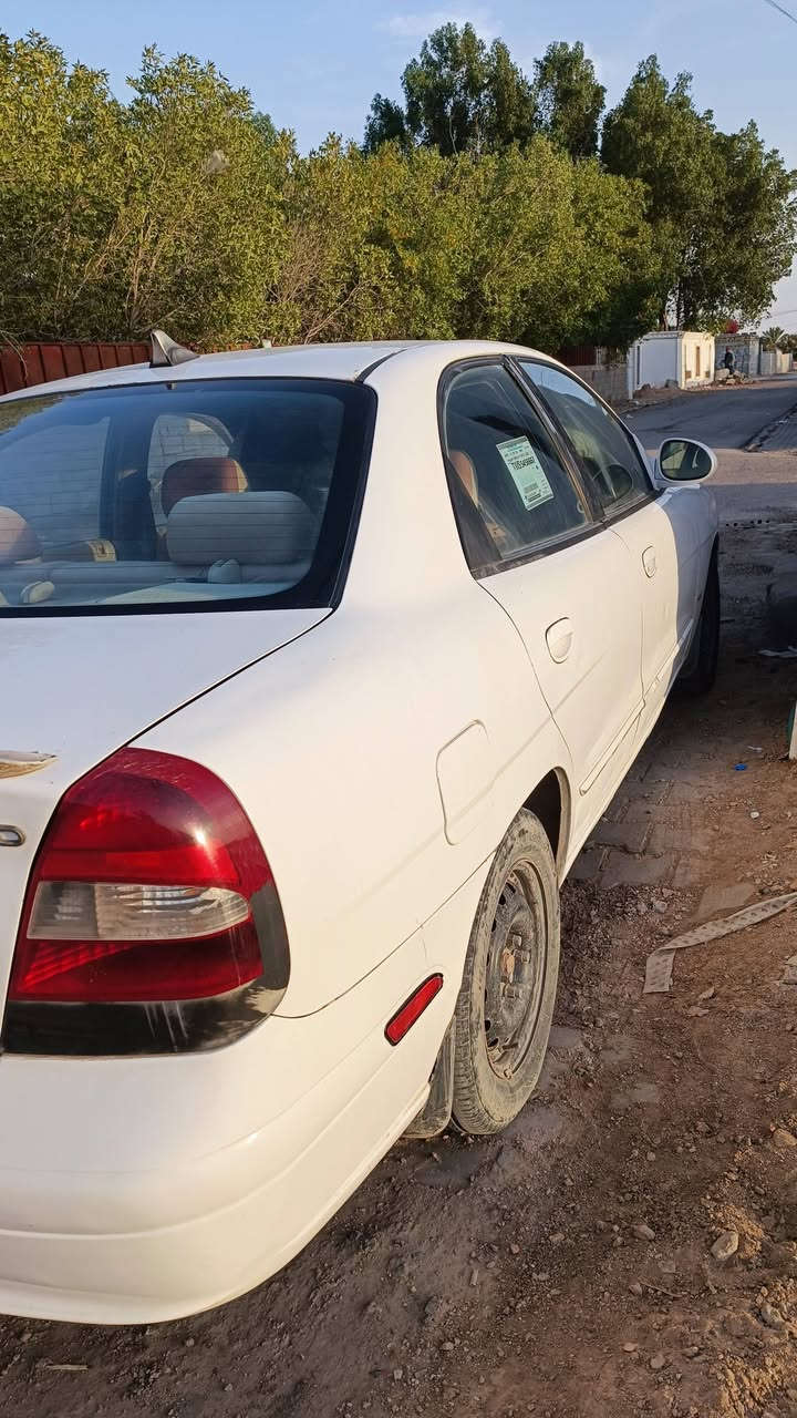 دايو نوبيرا موديل 2002
سيارة جاهزة كير مكينة حدادة تبريد 
زوج تايرات جدد بلوتوث سنتر لوك دسكات جدد
سيارة حيل ناعمة وبدون دوانز نهائيا لو اديرلها نفط هم تمشي 
مكينة جديدة بالجيس شادها بلكات جدد البارحة شادهن بخاخات ادامة عليهن فيتبم جديد فلاتر نافضها نفض 
شغل واطلع لمحافظتك وين ما جان رقم بغداد الماني سنويتها لنهاية 2027 سعرها 46 ومجالها حك جية فقط رجاءا الموشراي لا يواعد يرحم والديكم سيارة جاهزة واتعاتب عليها وبالعافية عالشراي وينة الفلوسة قليلة ويدور سيارة جاهزة وما اتعبة 
مكاني ديوانية ***********
