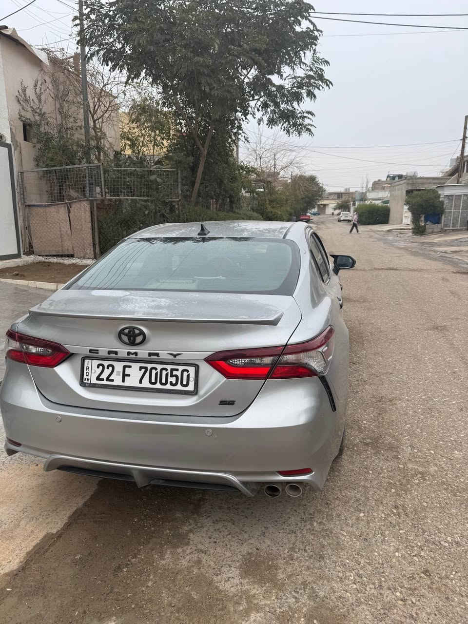 سلام و عليكم 
تويوتا كامري موديل 2021  فئة ال se معروفه موصفاته فول مواصفات فقد بدون سلايت بصمه كشن كهرباء
رادارات جانبيه كامل بلمرايا رادار امامي رادار خلفي حجر صالنصه كامل شرط سياره  بجم كبس ورا كبس بدون صبغ فقد بي بارد و بيي كم ملاحضه بصيطة رقم اربيل هزة براد كامل حاضر دفتر بنزين بي سيارة بسمي تحويل مباشر سياره ماشيه 68  الف ميل  مكان السيارة كركوك - داقوق  سعر كلش مناسب 195  و بي مجال بسيط كلش 
*********** كركوك, العراق
