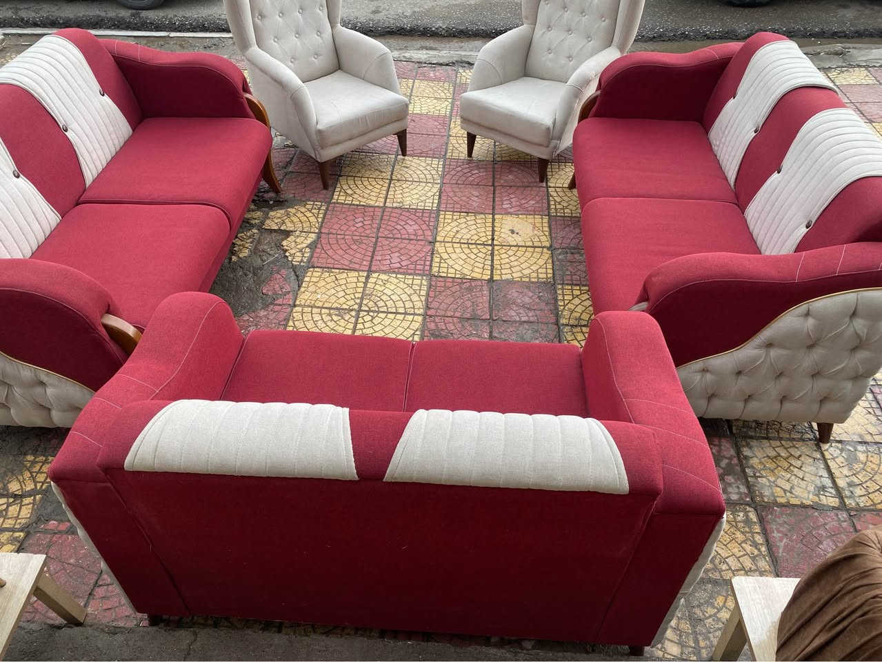 جديد من معرض اثاث النجار

@ متوفر طخم تركي عشر نفرات نظافه فول مستعمل وبحاله جيده جدا خمس قطع اثنين حجم. كبير. اثنين حجم صغير قطعه ثنائيه لون مميز. خشب زان ماروني اوف وايت  تصفيه مخازن 

العنوان موصل حي المصارف قرب ماكس مول مقابل مطعم صلصله للاستفسار عن السعر. الرجاء. الاتصال على الرقم التالي 

***********اتصال وات ساب 

***********عماد النجار موصل, نينوى
