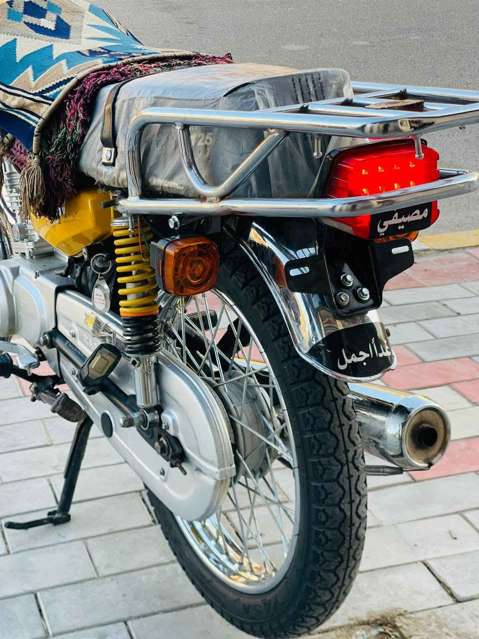 السلام عليكم نامه شلامجه موديل 2023 طالعه بل 2024 كفاله عامه وكيل نوفل 7 اوراق كاملات دراجه بلاديه مكينه كفاله السعر1200 المكان كربلاء حي العامل الرقم ***********
