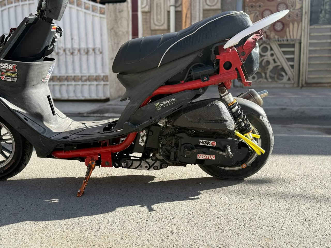 سلام عليكم ماكس عدله مال رمبه مكينه 55بلاد كفاله عامه شلعه ومعدل فول 
زوج كلجات رياضي مطابقات خلفي موف
ويل اصلي 
صدر ار جي اس 
يدات وقبضه مشمشي
ستان صفح مشمشي 
قبق فلاوين مشمشي
دبل خلفي مشمشي 
شيال ورباط سود RPM
صالنصه ام خطبوط 
كشن رياضي اصلي
ستيرن وكصه مال عدله ار اس 
قبق كلجات بيهه 
كفاله عامه دراجه.. مكان بغداد شعله.  الاستفسار خاص او تصال***********
