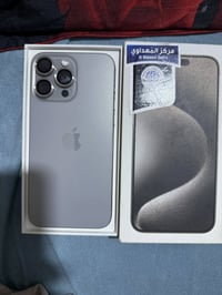 ايفون 15 برو ماكس • بطارية ٩٠ • شاشة اصلية مبدلة