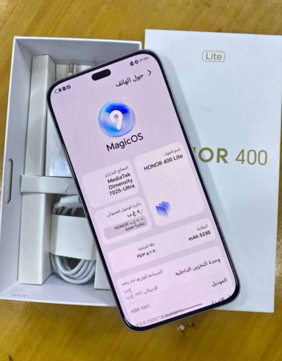 متاح للبيع 
جهاز هونر 400لايت 
جهاز نضافه 95٪
غراضه كامله
تصويره فول
ذاكره 256
سعر 225بي مجال بسيط
شراي يجي خاص او يدلل


**إذا كنت صاحب هذا الإعلان وتريد حذفه لأي سبب، رجاءا أرسل رسالة إلى الدعم الفني**