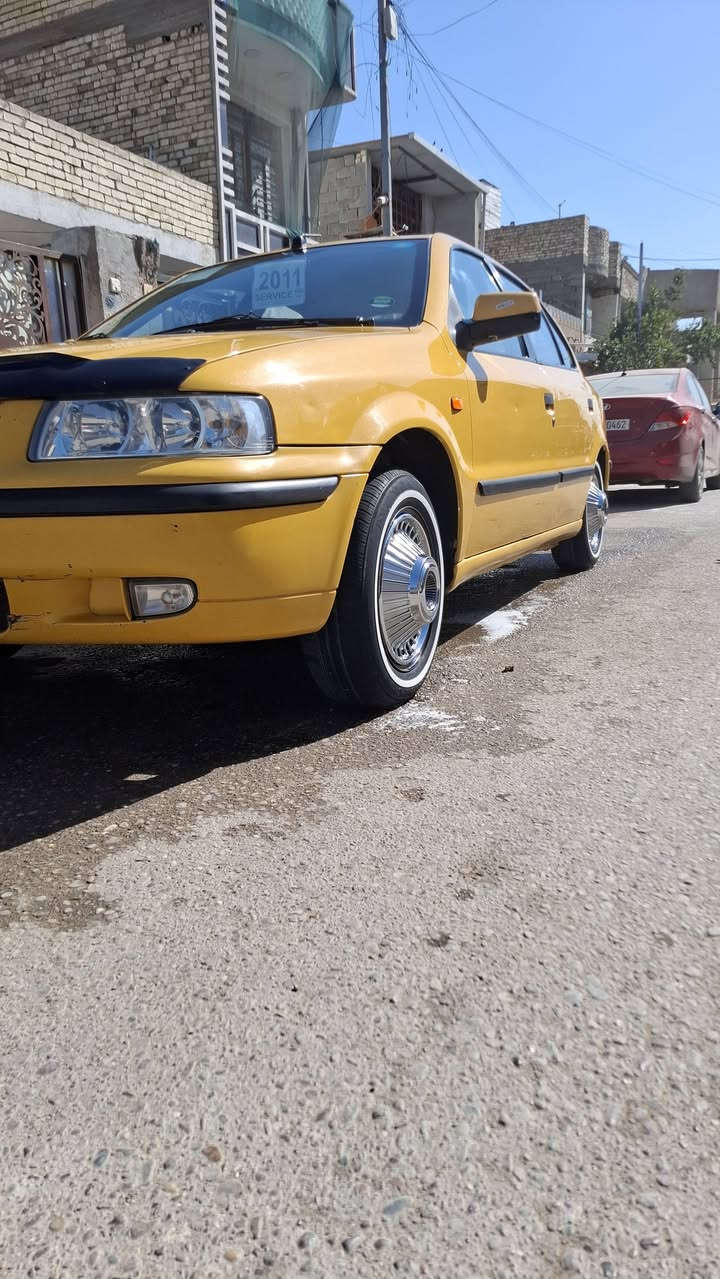 السلام عليكم 
سمند ١١ ناطقه كفاله عامه لاصبغ ولاتبديل دوس هلالات بلاديه سياره جديده تبريد ثلج تدفئه شغاله تخم تاير صدر مشط ستيرن سياره جاهزه بسمي مصفره السعر ٤٣ مجال حك الجيه ***********
