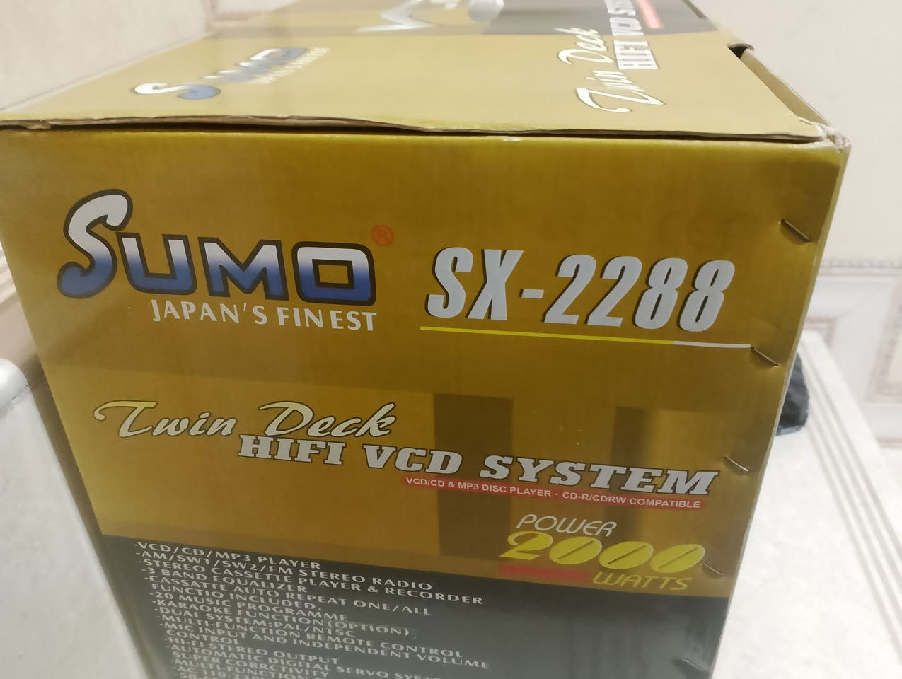 مسجل كاسيت ودي في دي وراديو جديد غير مستخدم حجم كبير السعر ٦٠ توصيل متوفر


**إذا كنت صاحب هذا الإعلان وتريد حذفه لأي سبب، رجاءا أرسل رسالة إلى الدعم الفني**