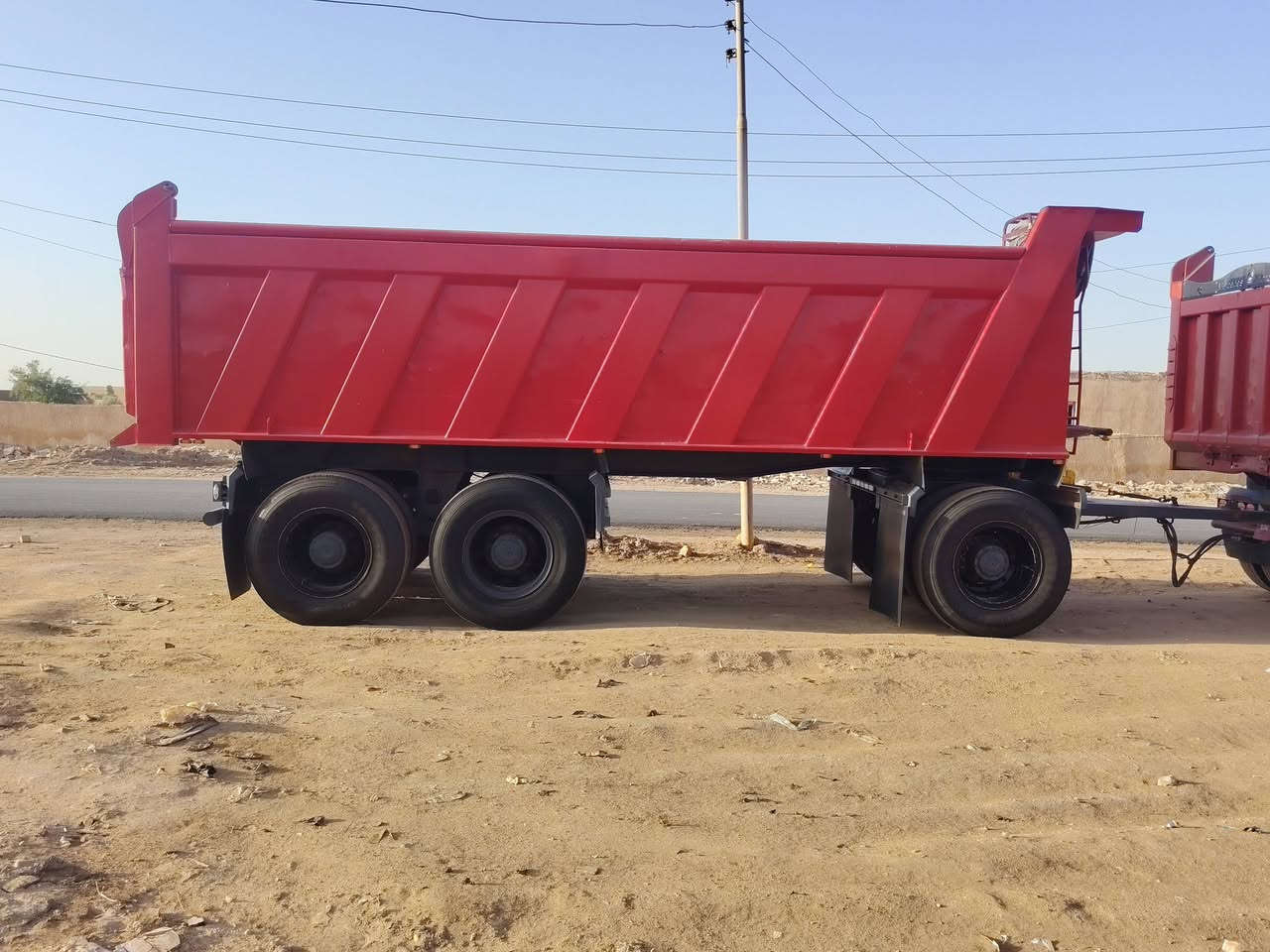 سلام عليكم مقطوره للبيع تخم تاير حداديه جديده مكفوله سعر 110 هاتف ***********
