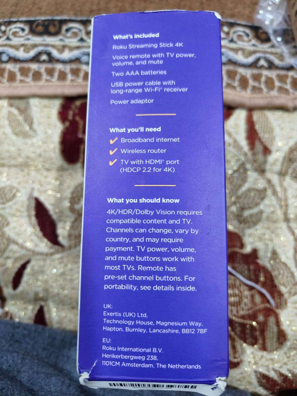 تي في بوكس ماركة روكو الاصدار الحديث .. السعر 40 الف


**إذا كنت صاحب هذا الإعلان وتريد حذفه لأي سبب، رجاءا أرسل رسالة إلى الدعم الفني**