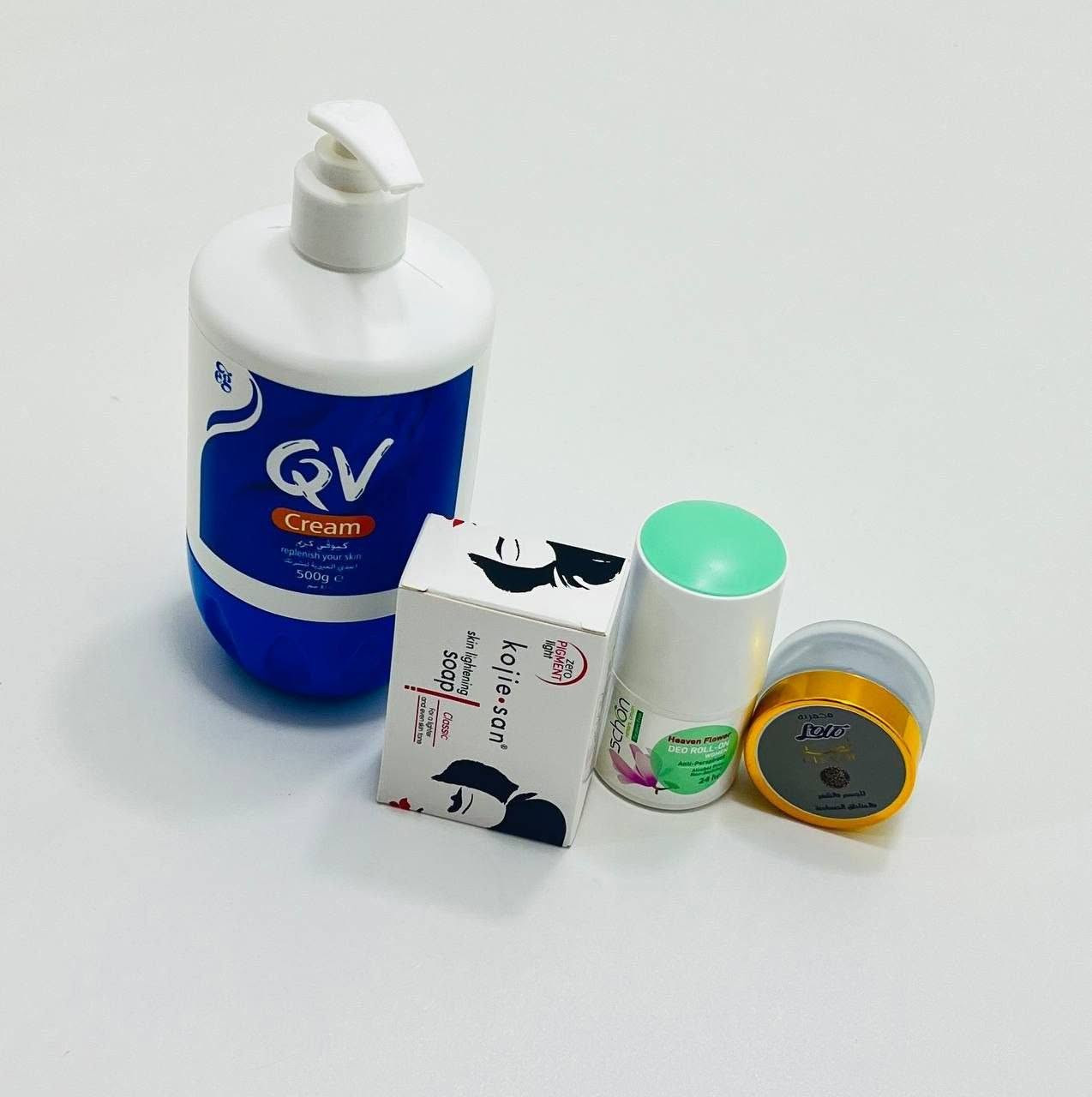 💖✨ بكج العناية المتكامل ✨💖
🌿 كريم QV
💧 ترطيب عميق للبشرة الجافة والحساسة
🌿 صابونة Kojie San
✨ تساعد على توحيد لون البشرة ومنحها إشراقة ونضارة
🌿 مزيل عرق Schon
🌸 انتعاش وحماية تدوم لساعات
🌿 كريم Lelo
🧴 ترطيب ونعومة للجسم
💖 روتين متكامل للعناية والترطيب والنضارة ببكج واحد.
> ﹏﹏﹏﹏﹏﹏ 𓍢ִ໋ 🫧 ✧ 🦢 𓍢ִ໋ 🪞 ﹏﹏﹏﹏﹏﹏
> 𓍢ִ໋🌷‌֒ ✧˚ ༘ ⋆｡˚ ☁️
📩 للحجز والاستفسار راسلينا خاص

سعر العرض 20 
توصيل بغداد 4 محافظات 6


**إذا كنت صاحب هذا الإعلان وتريد حذفه لأي سبب، رجاءا أرسل رسالة إلى الدعم الفني**