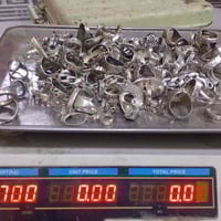 قوالب فضة • بحجر او بدون • سوار ٣٤غ