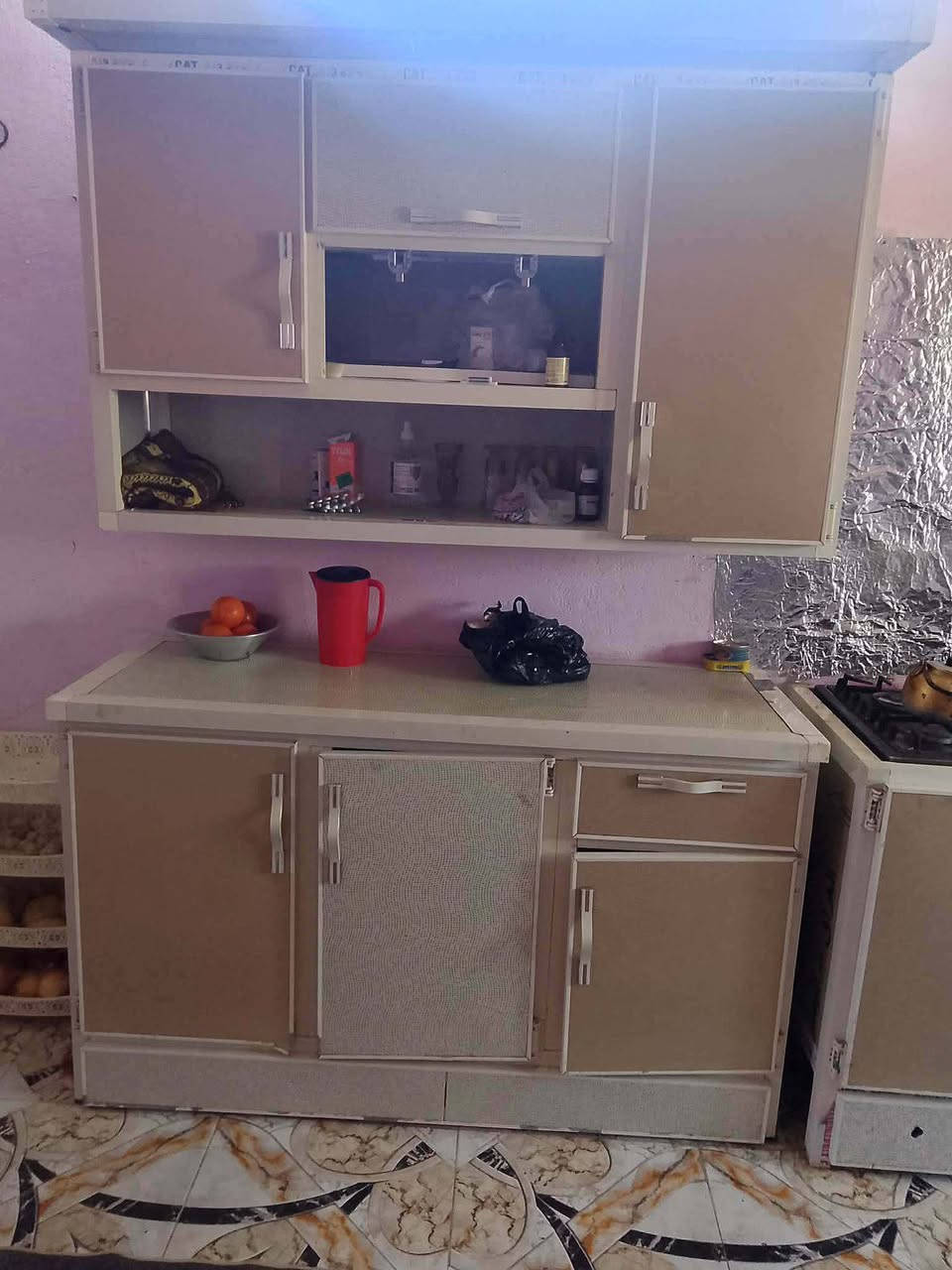 سلام عليكم كاونتر مترا ونص وطباخ وسنك مترا و20الشراي هاذ رقمي للتواصل ***********العنوان القبله
