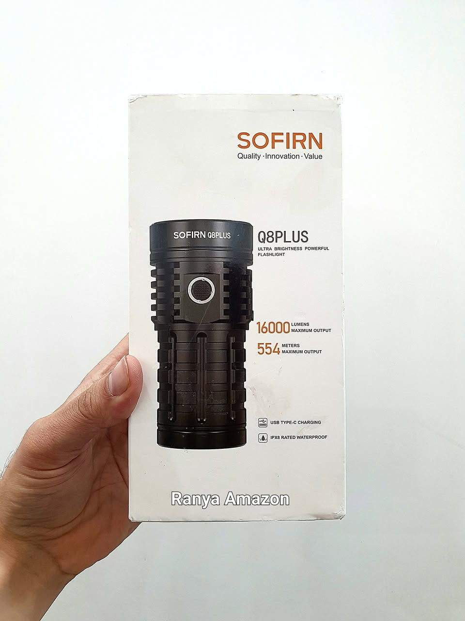 لايت ماركة عملاق 16 الف لومين
Sofirn Q8 Plus Super Bright Flashlight max 16000 Lumens, Rechargeable Powerful Flashlight with High Powered 6* LED, Anduril 2 UI, Ultra-Long Runtime for Camping, Searching, Survival, Emergency


**إذا كنت صاحب هذا الإعلان وتريد حذفه لأي سبب، رجاءا أرسل رسالة إلى الدعم الفني**