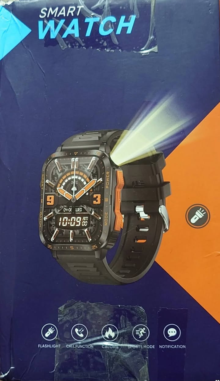 الساعة الذكية هي ساعة رياضية من طراز KT79.
تتميز بشاشة لمس كاملة بحجم 1.96 بوصة.

تحتوي على ميزة إضاءة وامضة (مصباح يدوي) المدمجة.

تدعم إجراء واستقبال المكالمات عبر البلوتوث.

مقاومة للماء وتوفر ميزات تتبع اللياقة البدنية مثل عد الخطوات وحساب السعرات الحرارية.


**إذا كنت صاحب هذا الإعلان وتريد حذفه لأي سبب، رجاءا أرسل رسالة إلى الدعم الفني**