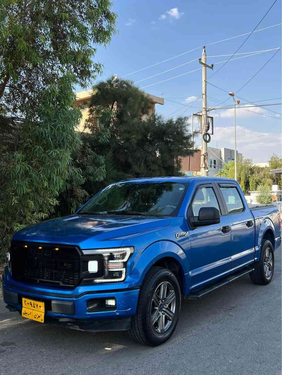 فورد F150 موديل ٢٠١٩ ماشية ٧٦  الف مايل سيارة 
دبل اكسل  دفع رباعي 4x4 شاشة جبيرة گير محرك مامفتوح تبريد كهربايات بشرط سيارة بيها ٥ قطعات بس بغ بدون دواخل بجم كبس ارباك ما طاك مكاني اربيل *********** واتساب
-------
فورد موديل ٢٠١٩ تةنها ٧٦ هةزار مايل رويشتوة مواصفات دبل اكسل 4x4 شاشة كةورة گير و مةكينة بةشةرت نةكراتةوة تةقةو رةقة و تةبريت و كهرابايات هةمووي بةشةرت سةيارةكة ٥ پارجةي بةس بةخة بةبي دةعم پيشي كةپسة ارباگي نةتةقية شوينم هةولير *********** واتساب أربيل, العراق
