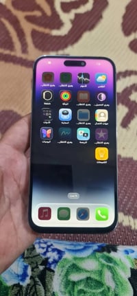 ايفون 14 برو ماكس ذاكره 256 بطاريه 79 يعني تقرا خدمه شاشه مبدل شراء ات...