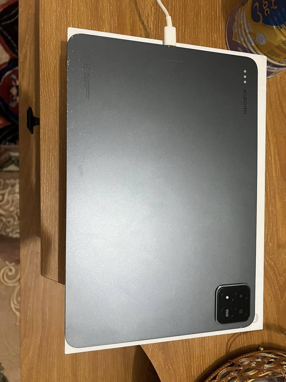 سلام عليكم ايباد شاومي 6sبرو غراضه كامله نضيف كلش بطاريه 10000ذاكره 512  السعر ب450 وبي مجال ***********
