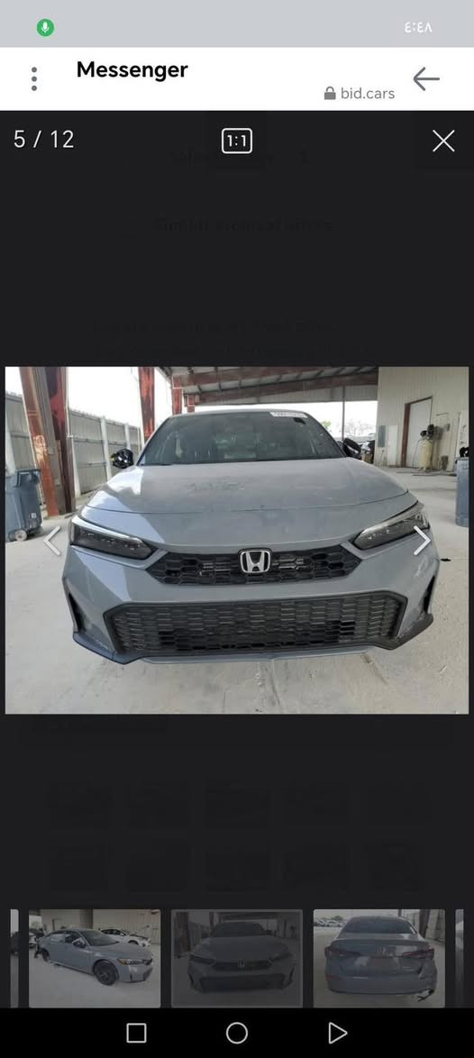 السلام عليكم هوندا سيفك 2025 هايبرد سبورت لون سمنتي بدون ايرباك ماشيه 20 الف كيلو سياره حادثها خفيف 
السعر 180 
مكان سياره : السيديه 
***********
