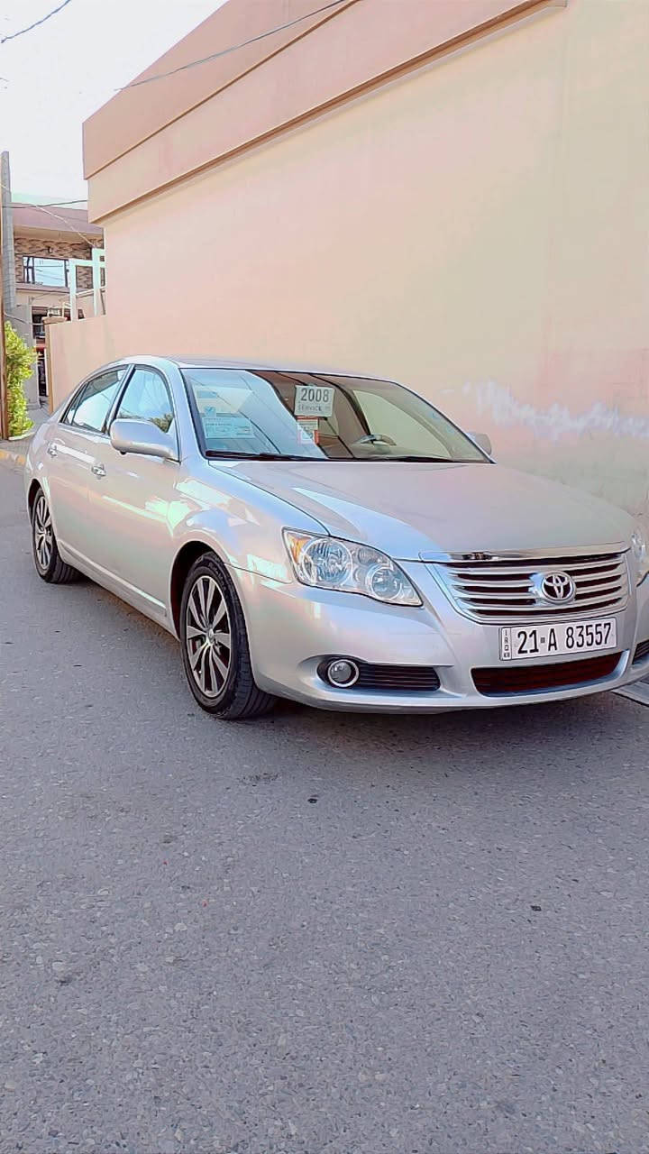 بسم الله الرحمن الرحيم 
تويوتا افلون 
موديل 2008
وارد امريكي 
اللون سلفر 
بأسمي شخصيًا
رقم سليمانية جديد
لحد 2031 
هزة وفحص 
جدد2027
تحويل ثاني يوم
الممشى: 250ألف حقيقة 
محرك 3.5 كير محرك بشرط
+ سيارة مسويله
سيرفس عام 
ما ناقص شي 
صدر امامي خلفي 
تخم ويل تايرات جديد
مواصفات سيارة
بصمة تشغيل من بعد
تبريد تدفئة مركزي 
كشنات جلد كهربائي 
مرايا كهربائي 
تحكم ستيرن
تثبيت سرعه 
شاشة ايباد 

مكفولة كفالة عامة
لا ضربة ولا صبغ
فقط بي بارد صغار 
مع كم مكان كارت 
موضح بل سونار 
📍 مكان سيارة كركوك سعر اطلب من خاص او واتساب رقم ***********
