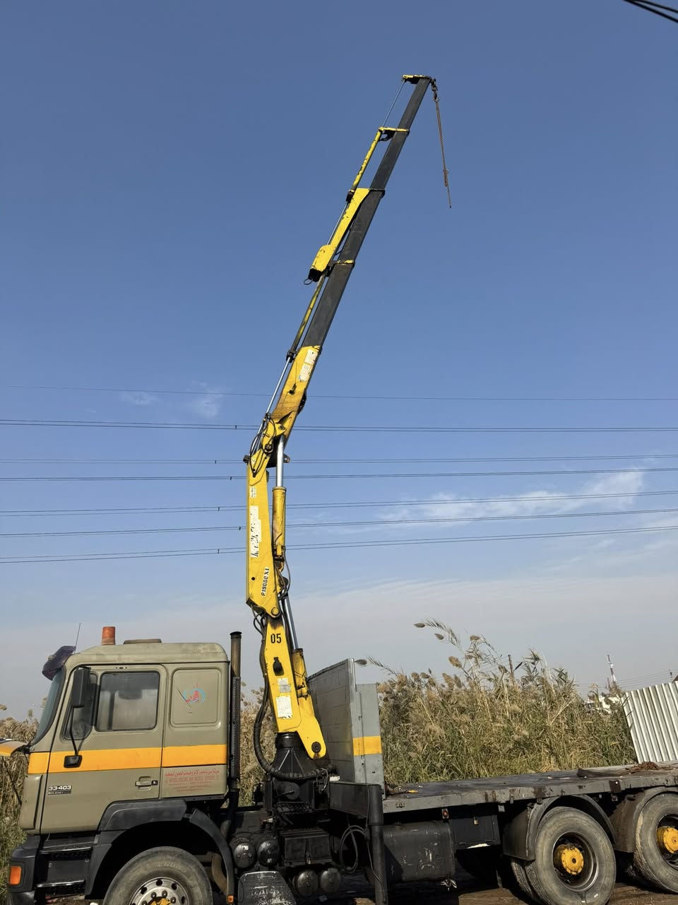 أعيد نشر بسبب الوعود الكاذبه ورجائن مو شراي لا يخابر  ولا يضل يكسر بحلال العالم وهاذا سوك كلشي بي 
مان صقر سكس موديل 2002 سياره نضيفه مكفوله من كلشي كرين 10 طن سيفتي بدون ريمونت  أربع سلايتات موديل 2004 وباج بطن وضهر سكس مجموعه gf برينه طول البدي سته  ونص وتخم تاير ويل كروم رقم بصره دولي بسمي مشروع وطني مكاني بغداد راشديه ورقمي *********** وعيد وكرر مو شراي لا يخابر وسعر 350$ وعل العلم مجموعه مال مقطوره كامله بس جيب وشد وسياره جاهزه مابيها اي نقص
