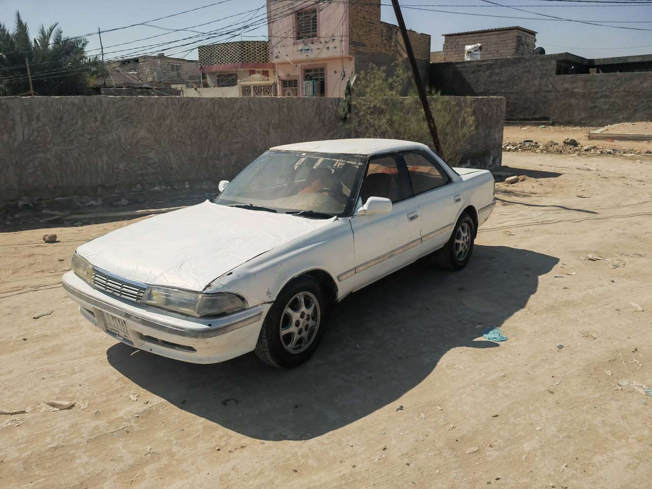 السلام عليكم للبيع مارك عظم موديل ٩٢ مكانه بل نجف شارع المطار سياره جاهزه محرك او كير ونجي ناعم مكفوله من كص السعر ٢٢ الشراي يتصل *********** / ***********
