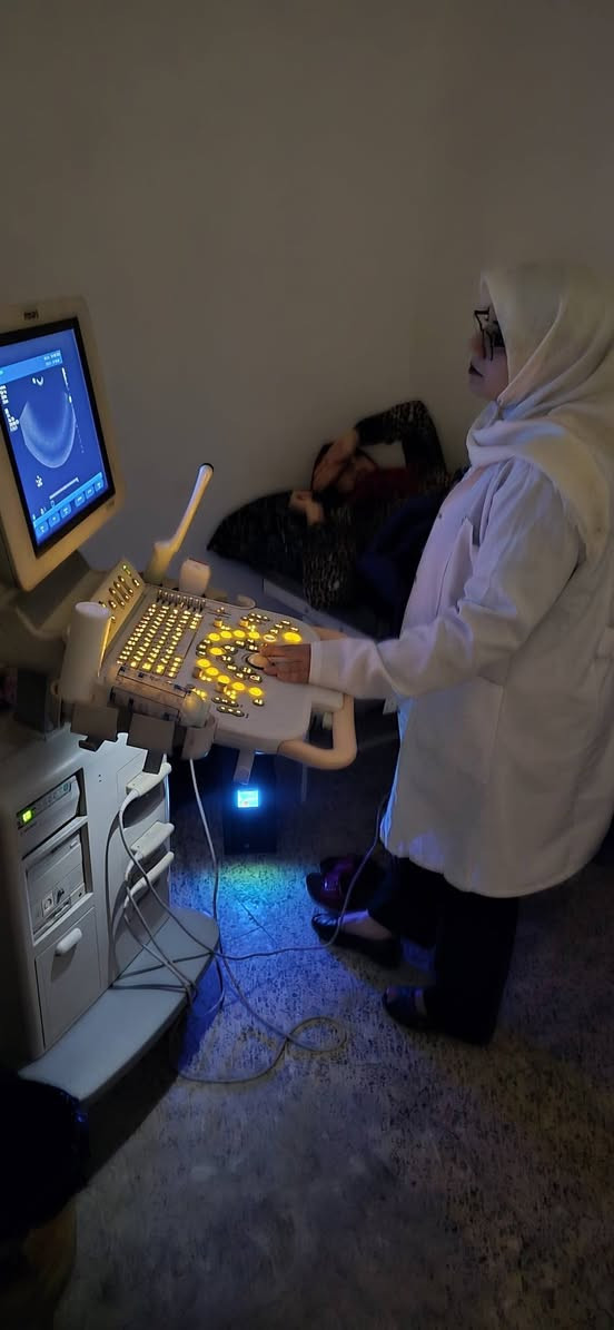 الدكتور الاختصاص اثيل سمير باطنية قلبيه اطفال الكشفية ١٥الف الدكتوره الاختصاص اروى سعد شاكر اخصائية نسائية وتوليد وعقم والولادة الطبيعية والقيصرية الكشفيه والسونار ١٥الف فقط الدكتوره سجاح عبدالستار نسائية ورعاية حوامل الكشفية والسونار ١٥الف فقط الدكتوره هبه تذكار اسنان كافه الحشوات تنظيف اسنان وتبيض اسنان بضحكه هليود مختبر للتحليلات المرضيه ضماد تخطيط قلب حجامه نسائي و رجالي المعاون الطبي احمد غني والمضمده زينب هاتف الحجز*********** *********** هاتف دكتوره اروى الشخصي *********** او *********** بغداد حي الاعلام خلف جامع عمر بشارع حسينيه الرسول الاعظم
