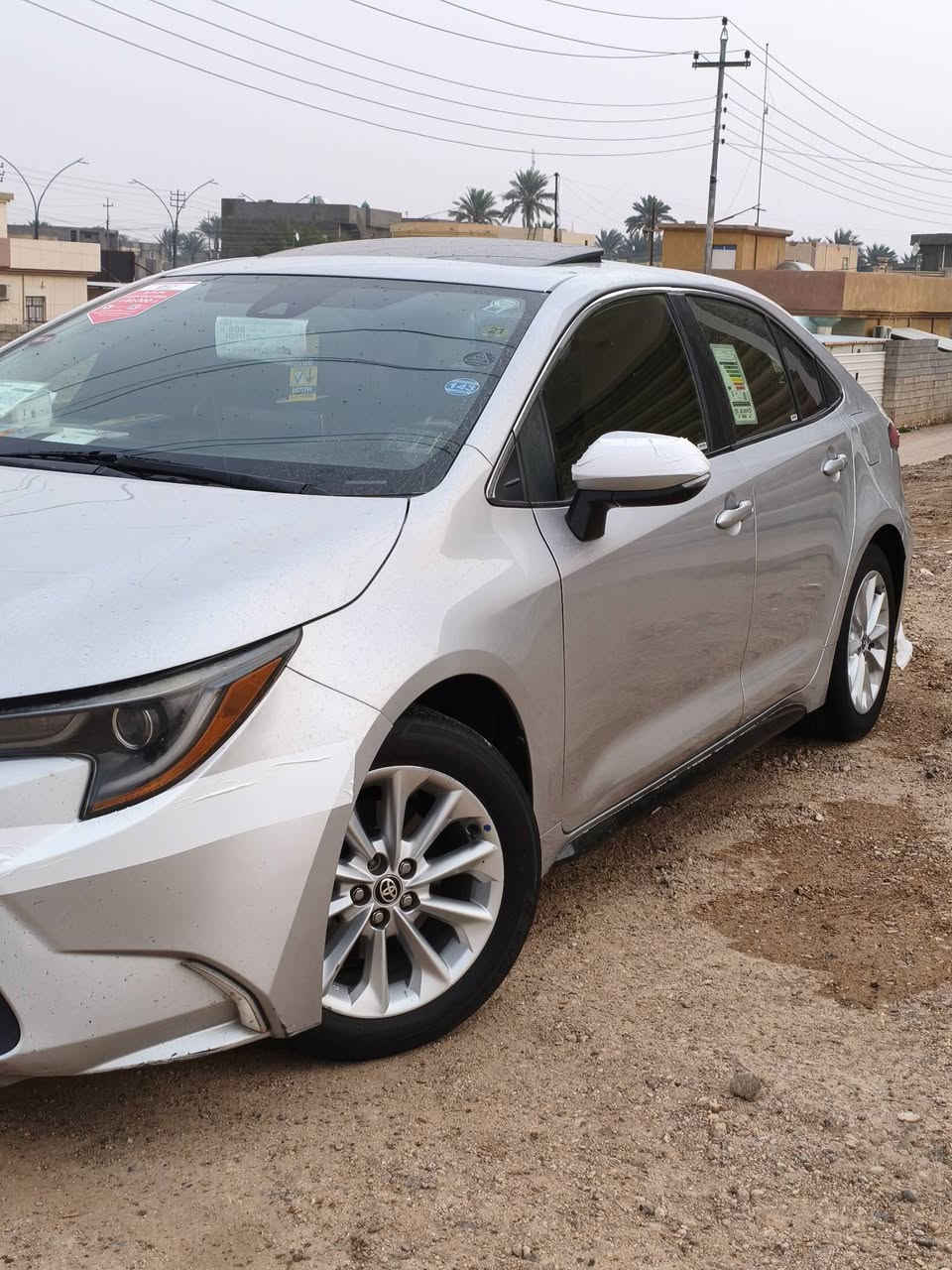 سلام عليكم للبيع كورلا موديل 2020رقم بغداد الأجنبي سياره وارد امريكي حادثه من امريكاء باب خلفي مبدل بلادي وبل عراق صار بيه صبغ بل جاملغ خلفي هم والباقي كفاله شرط سياره فول مواصفات واحد على واحد على المواصفات بل  كورلا بصمه ابواب وتشغيل +فتحه
كشانه كهربا وتدفي تبريد بل كشنات+جلد بلادي
رادارات جانبيه+ اماميه وخلفيه +تحديد مسار وبعد بيه هواي مواصفات سياره حيل حلوه وجديده سعر 145بيه مجال الاتصال ‏‪0787 900 7162‬‏
