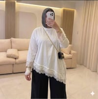 بلوزه اوفر سايز • تلتين كم • وان سايز 85ك