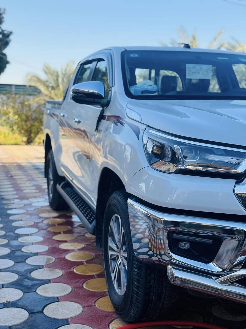 سياره هايلوكس فورويل 2024 
سياره مكفوله كفاله عامه 
ماشيه 26 
السياره جديده 
العنوان :كربلاء 
الهاتف :***********
***********
