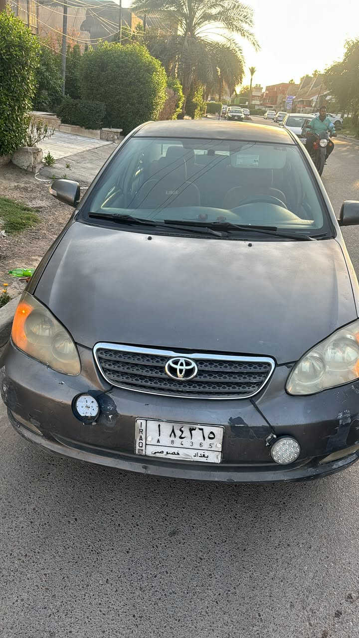 كورلا نحله للبيع سكن بغداد
شاشه وكامره 
صدر امامي خلفي جديد 
تايرات جديد 
تبريد 
باتريات جديده 
السعر 84 ورقه 
***********
