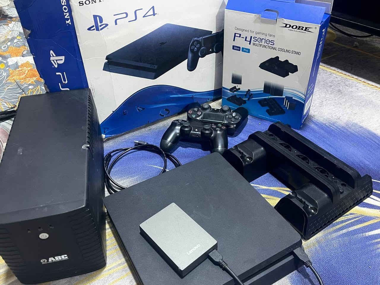 بلي فور سلم
ps4 slim
مهكر نظام 9 
لوك ستيكر لا مفتوح ولا مصلح
نظافه 99‎%‎
2 جويستك اصلي وليس تجاري 
هارد 2 تيرا 
مساحه الجهاز 500 
قاعده شحن الجويستك وتبريد الجهاز
يحتوي على 44 لعبه مثل ما موضح بالفيديو كلها العاب قوية
وبي بعد مساحه
وياه يوبي اس 1500 
م/اليوبي اس يطول فقط 2 دقيقه يحتاجله تبديل بطاريه
وياه الكرتونه ومحلقات كامل البلي
مكاني ديالى شهربان
اعلى سعر ابيع


**إذا كنت صاحب هذا الإعلان وتريد حذفه لأي سبب، رجاءا أرسل رسالة إلى الدعم الفني**