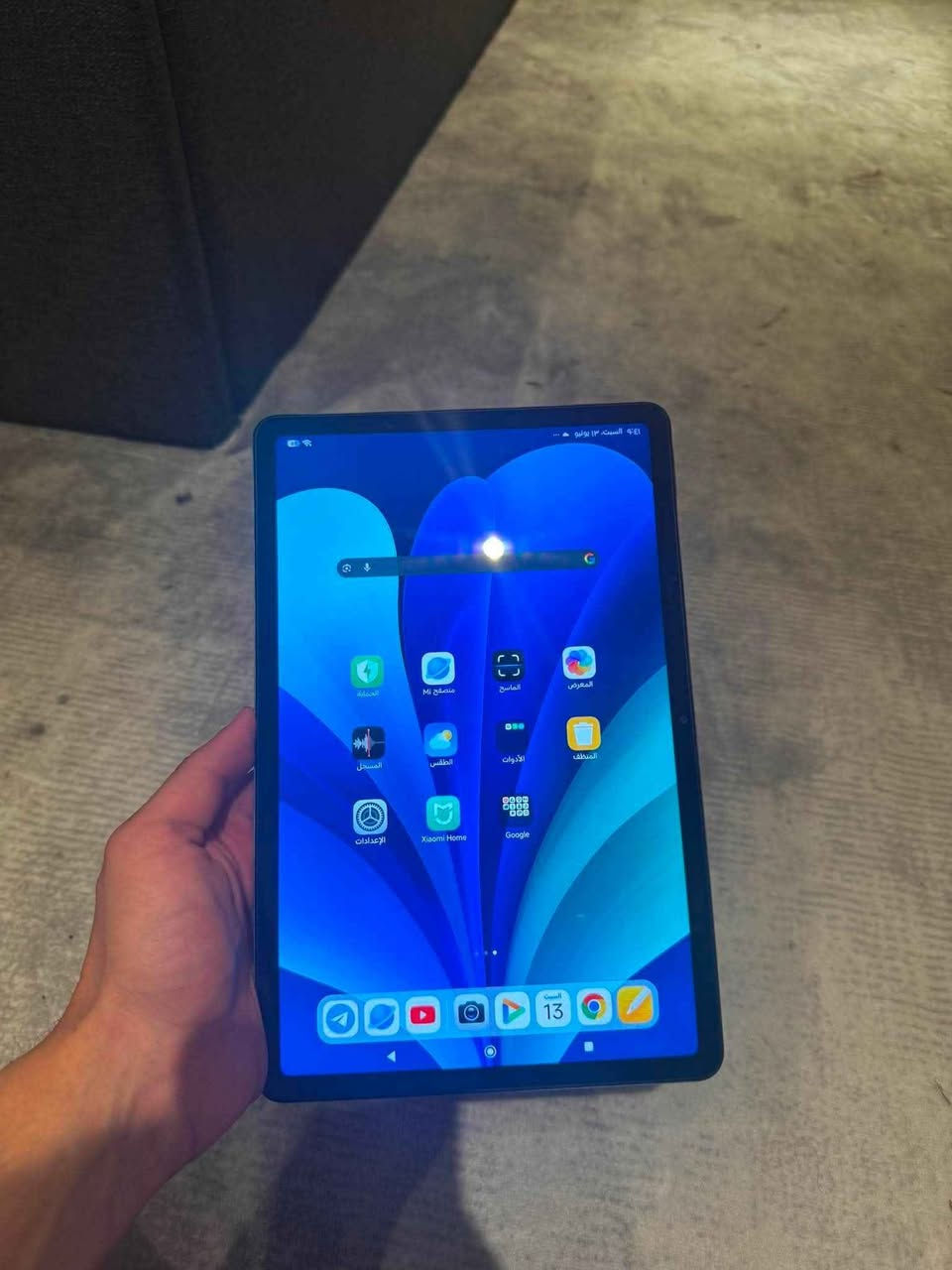 مستعمل ايام 
ريد مي باد 2
السعر 260 توصيل فقط داخل البصرة 
. 

الشاشة 11.0 بوصة - 90 هرتز - IPS LCD
الذاكرة الداخلية 256 كيكا 
الرام 8 كيكا 
الكاميرا8 ميكابكسل
 المعالج Mediatek Helio G100 Ultra
البطارية 9000 مللي أمبير

تواصل واتس اب 
*********** البصرة, العراق
