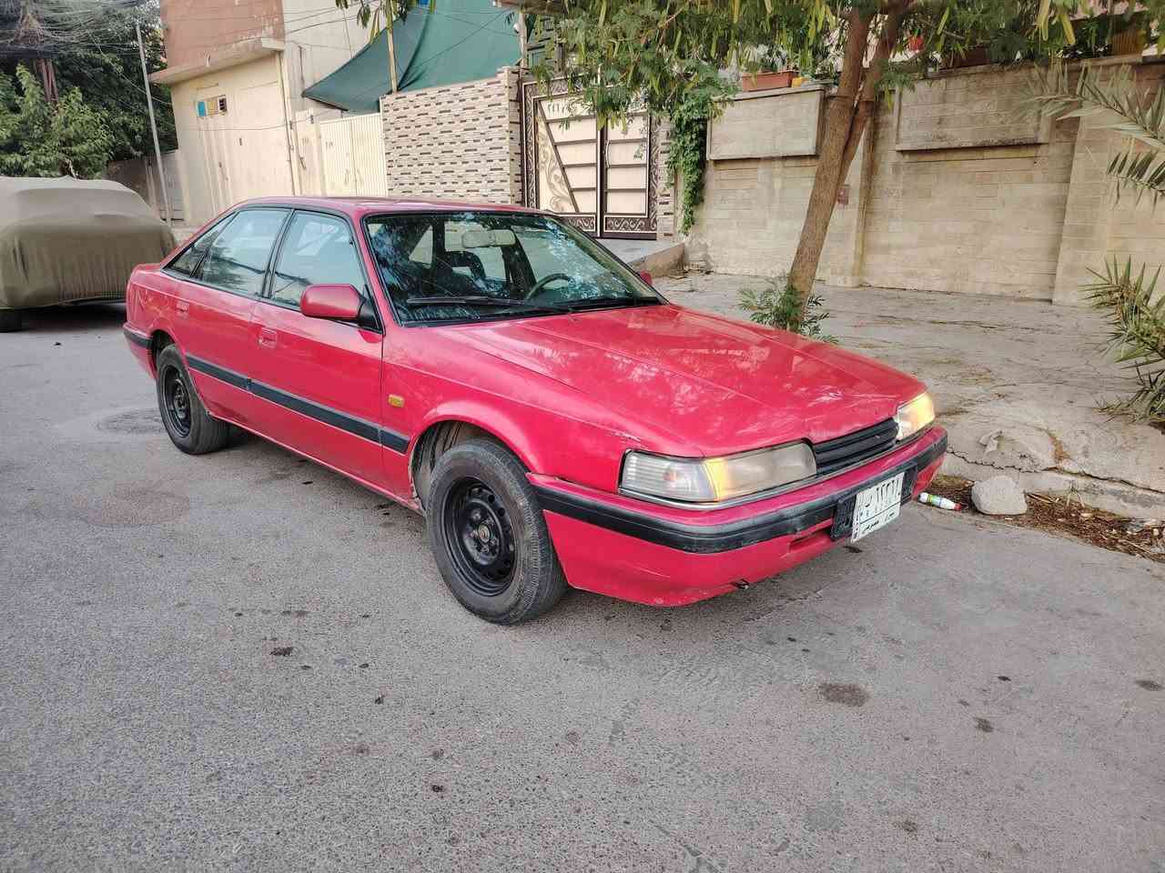 مازدا 626 ٨بخ موديل 1991 رقم الماني سنويا عضم ٢٠٢٩ مكينه كير شرط طخم امامي خلفي جديد وايرمنية كلو شغال شرط التحويل سعر 30$ للتواصل ***********
