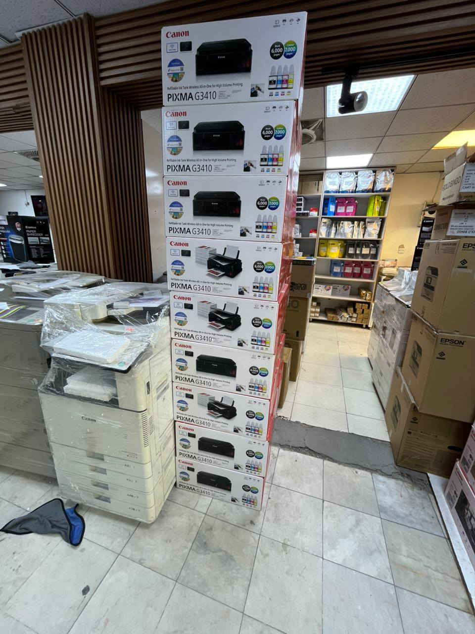 تخفيضات بمناسبة حلول عيد الفطر المبارك 🤍
مركز الجبال للاجهزة المكتبية
تريد تفتح مشروع وماتعرف منين تاخذ؟؟؟ 
يتوفر لدينا احسن انواع الطابعات واجهزه الاستنساخ✅✅
كانون  3410 وكانون 3416

ويتوفر لدينا مكابس للطباعة على الملابس والاكواب و شفقات والخشب الناعم والمواعين✅✅

ويوجد لدينا أجهزة تخريم✅✅

متوفر لدينا إحبار كاترجات عندك طابعة ومابيها حبر؟؟
تعال عند مركز الجبال

يوجد جهاز UPS ✅✅

يوجد جهاز إتلاف الورق ✅✅

يوجد ورق حراري ✅✅

مركز الجبال لتجارة الاجهزه المكتبيه
*يوجد لدينا خدمة صيانة 
الموقع 📌 مركز الجبال لتجارة الاجهزه المكتبيه الكرادة خلف بدالة العلويه

📳الهاتف *********** 
 *********** 
🚛يوجد لدينا توصيل لبغداد 5 و للمحافظات 8
ادمن A
