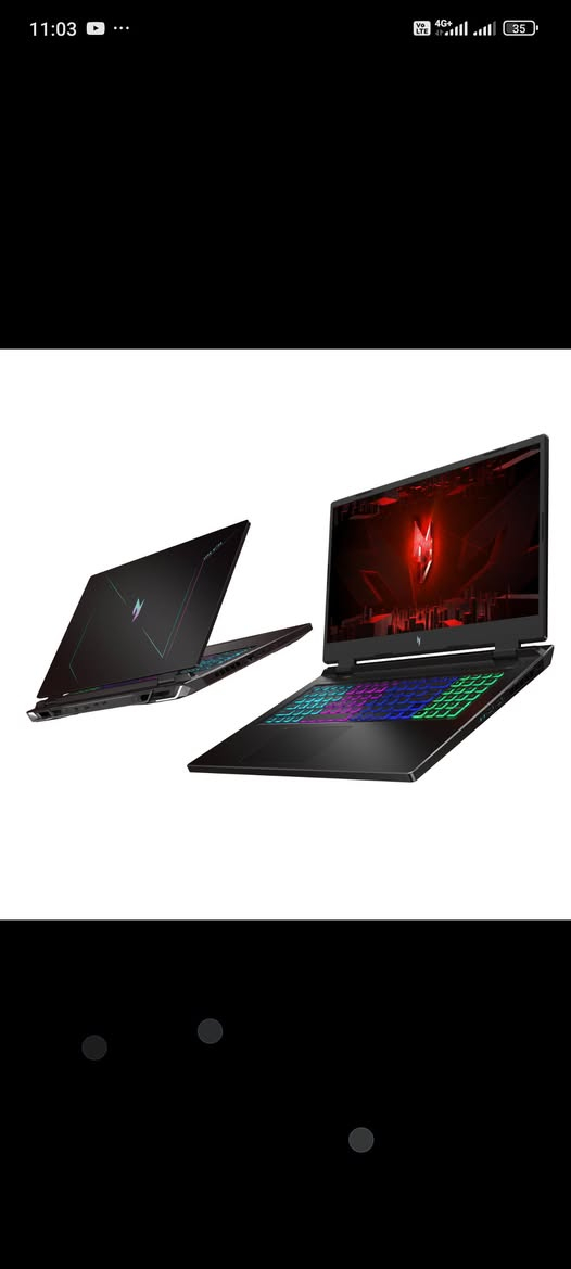 لە کەشخەترین و ناوازەترین بەرهەمەکانی ساڵی 2023 بۆ کاری هەندەسی و گەیمینگ و دیزاین.ئەم بەرهەمە بەتەواوی وەک نوێیە %99.
نرخی بەرهەم : $890
_________________________
من اخصص و اقوی منتجات للعام 2023 للاعمال الهندسي والالعاب والتصمیم.هذا منتج مثل جدید تماما %99.
سعر المنتج : $890
ACER NITRO 17 13TH GEN 17.3" QHD RTX 4060 140W

CORE i7 13700H 13TH GEN TO 5Ghz 14CORE/24THREAD 
NVIDIA RTX 4060 8GB GDDR6 140W DEDICATED
16GB RAM DDR5 4800MHz 2 X 8GB MAX 64GB
1TB SSD NVME PCIE GEN 4 X 4 AND 2ND SLOT
165Hz QHD 2K 2560X1440P DISPLAY COMFY VIEW
17.3INCH IPS SCREEN WITH NVIDIA G-SYNC TECH
THUNDERBOLT 4/FASTEST WIFI6E AND BLUETOOTH 5.1
2PORTS OF TYPE-C + 3 PORTS OF USB 3.2 TOTAL 5PORT
POWERFULL 90Whr BATTERY /ADVANCED OPTIMUS
HDMI 2.1 SUPPORTS 4K@120Hz AND 8K@60Hz
OBSIDIAN BLACK COLOR /WINDOWS 11
LAPTOP+ORIGINAL CHARGER+BOX

PRICE :$890


**إذا كنت صاحب هذا الإعلان وتريد حذفه لأي سبب، رجاءا أرسل رسالة إلى الدعم الفني**