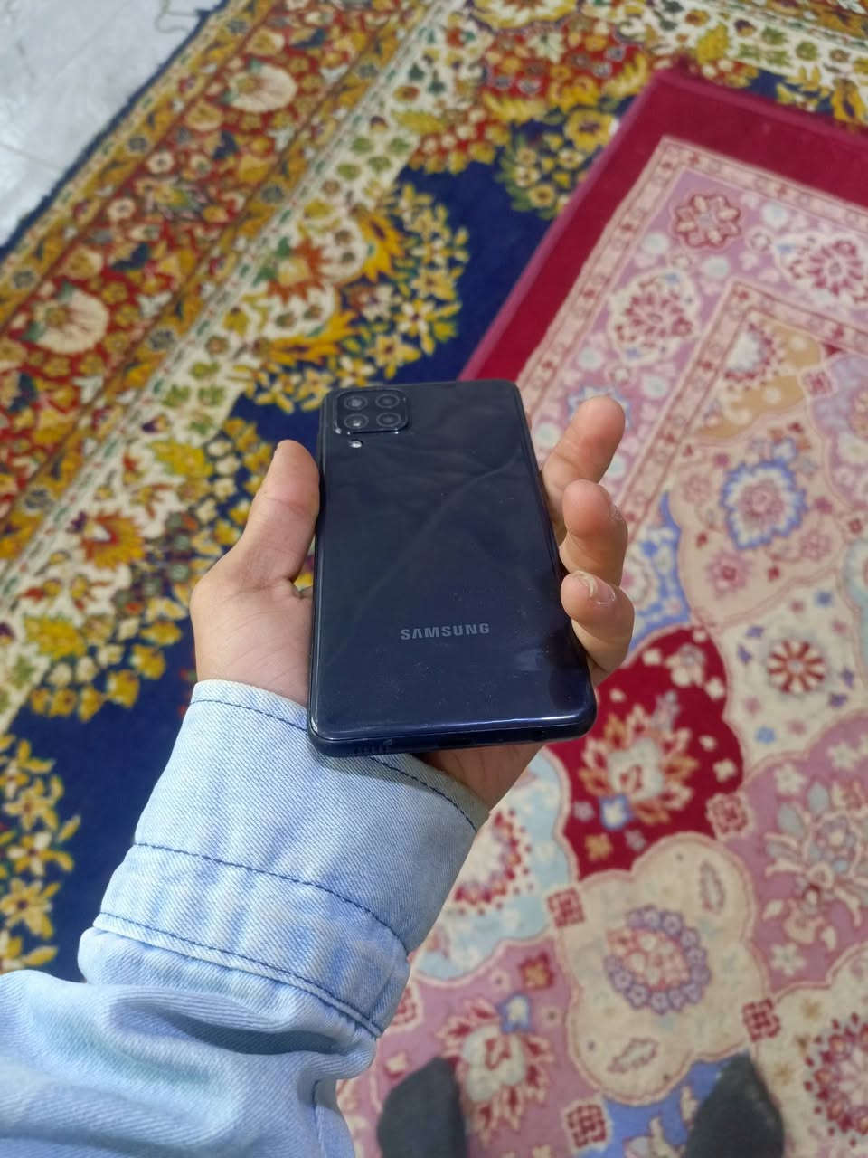 سلام عليكم جهاز A22 اس ذاكره 128 نضيف كلش عل فحص سعر 75 مكاني رمادي رقم تليفون ***********
